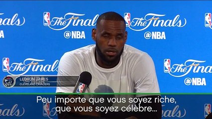 LeBron James victime de racisme : "Être noir aux Etats-Unis est dur !"
