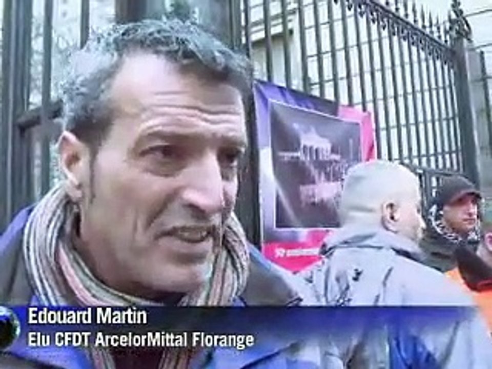 Les métallos en colère de Florange reçus à l'Elysée