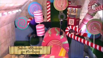 Fort Boyard : le décolleté sexy de Nadège Beausson-Diagne dans l'épreuve des cylindres