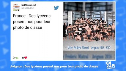 Des lycéens font le buzz en posant nus sur leur photo de classe !