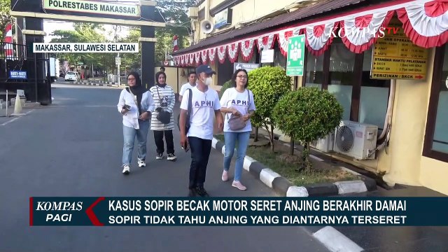 Kasus Sopir Becak di Makassar yang Seret Anjing Berakhir Damai