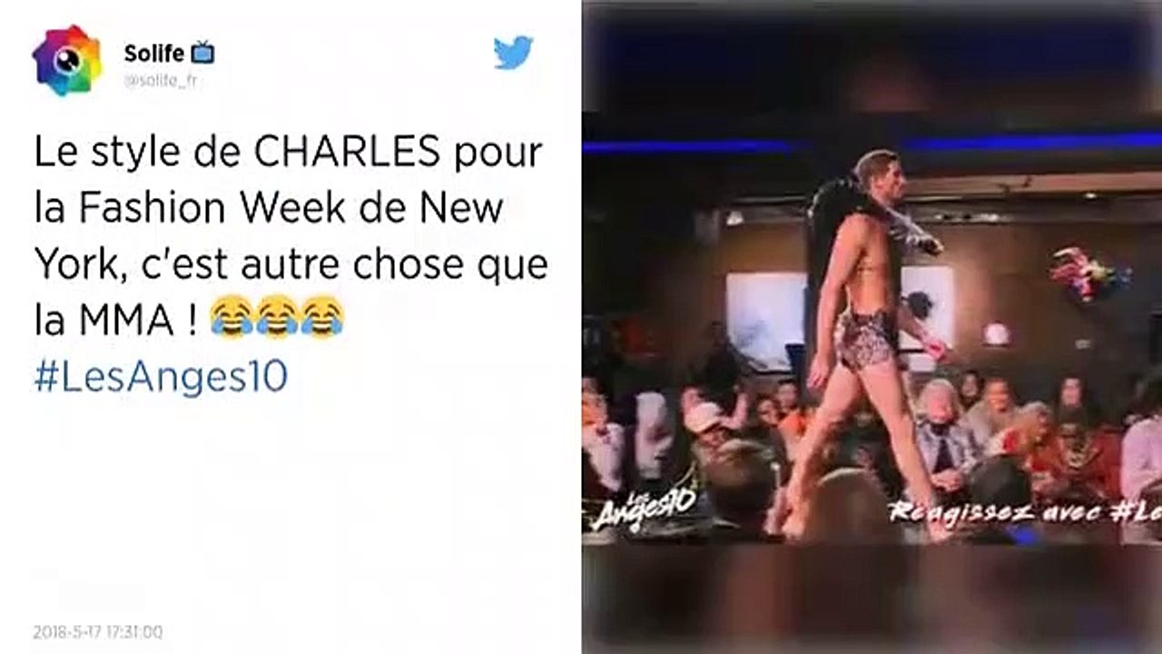 Revue de tweets : Les Anges 10 : Le défilé de Charles et Claire à la Fashion Week de New-York !