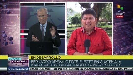 Guatemala: Pdte. electo Bernardo Arévalo denuncia la orquestación de un Golpe de Estado