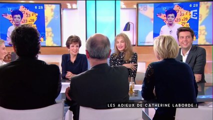 La première météo de Catherine Laborde... qui a bien failli être gâchée par sa fille !