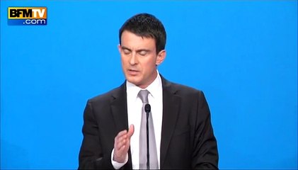 Valls à l'issue du Conseil des ministres le 16/04