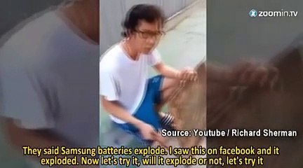 Test : batterie samsung ou engin explosif ?