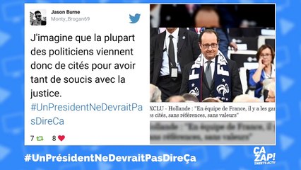 "Un président ne devrait pas dire ça" : les internautes réagissent aux propos de François Hollande