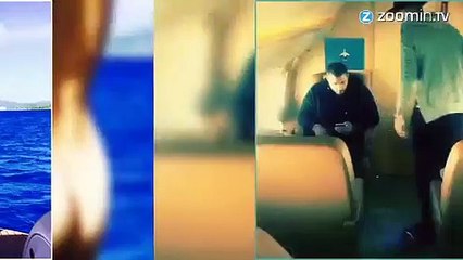 Justin Bieber, cul nu et encerclé par les requins