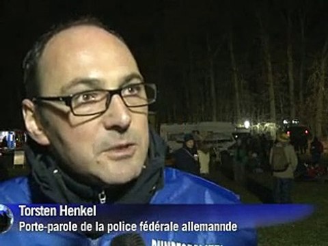 Déchets nucléaires: le train est arrivé à son terminus ferroviaire en Allemagne