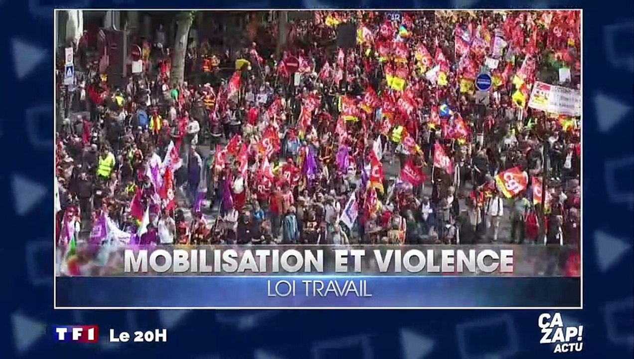 Manifestation contre la loi Travail : 75 000 manifestants pour la police, contre 1 million pour les syndicats !