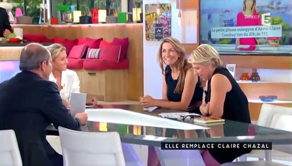 Anne-Claire Coudray sur sa blague sexiste : "Il ne faut pas que je me lance dans l'humour"