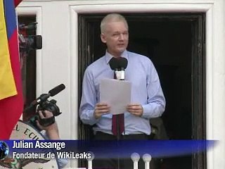 WikiLeaks: Assange combatif sur la liberté de la presse et pas décidé à se rendre