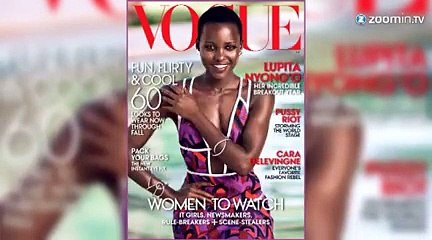 Lupita Nyongo en une du Vogue magazine