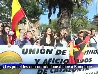 Des milliers d'aficionados exaltés pour la dernière corrida en Catalogne