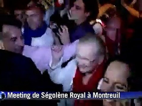 Royal propose un contrat avec la Nation lors d'un meeting à Montreuil