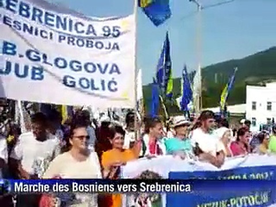 Bosnie: les musulmans commémorent le massacre de Srebrenica