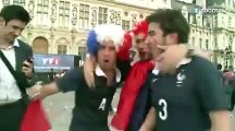 Mondial : les fans des Bleus fous de joie!