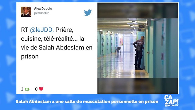 Salle de musculation personnelle, télé... Les internautes scandalisés par les conditions de détention de Salah Abdeslam