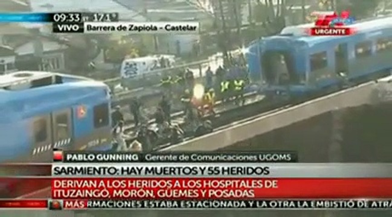 Argentine : collision mortelle entre deux trains