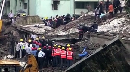 Mumbaï : un immeuble s'effondre en plein centre-ville