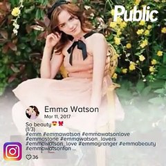 Vidéo de Printemps : Retour sur les tenues fraîches d’Emma Watson !