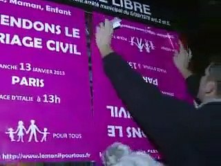 Mariage homosexuel: les opposants espèrent une mobilisation massive dimanche