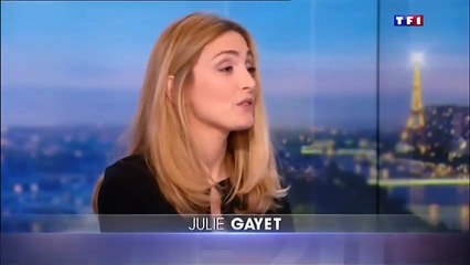 Julie Gayet commet une grosse bourde en direct dans le JT de TF1 !
