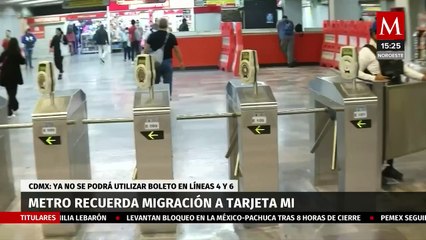 En CdMx, ya no se podrá utilizar boleto de Metro en las Líneas 4 y 6