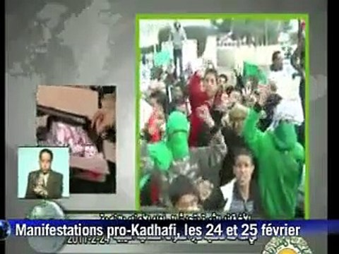 Kadhafi appelle les Libyens à prendre les armes contre les manifestants