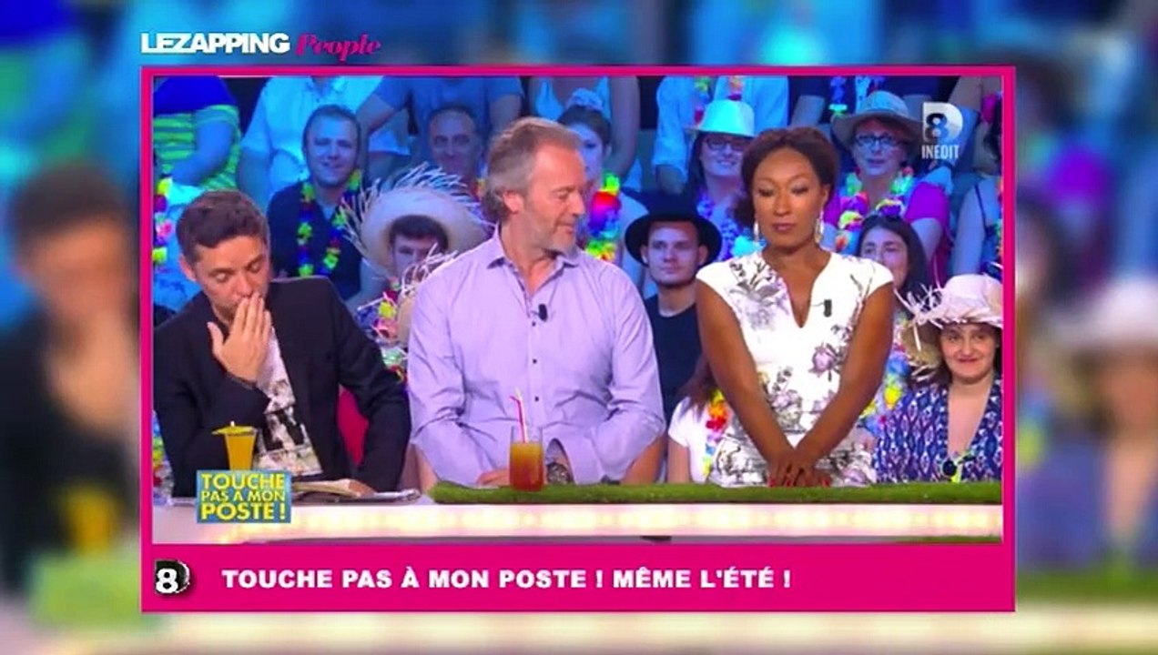 Bernard Montiel embrasse Nadège Beausson-Diagne dans TPMP