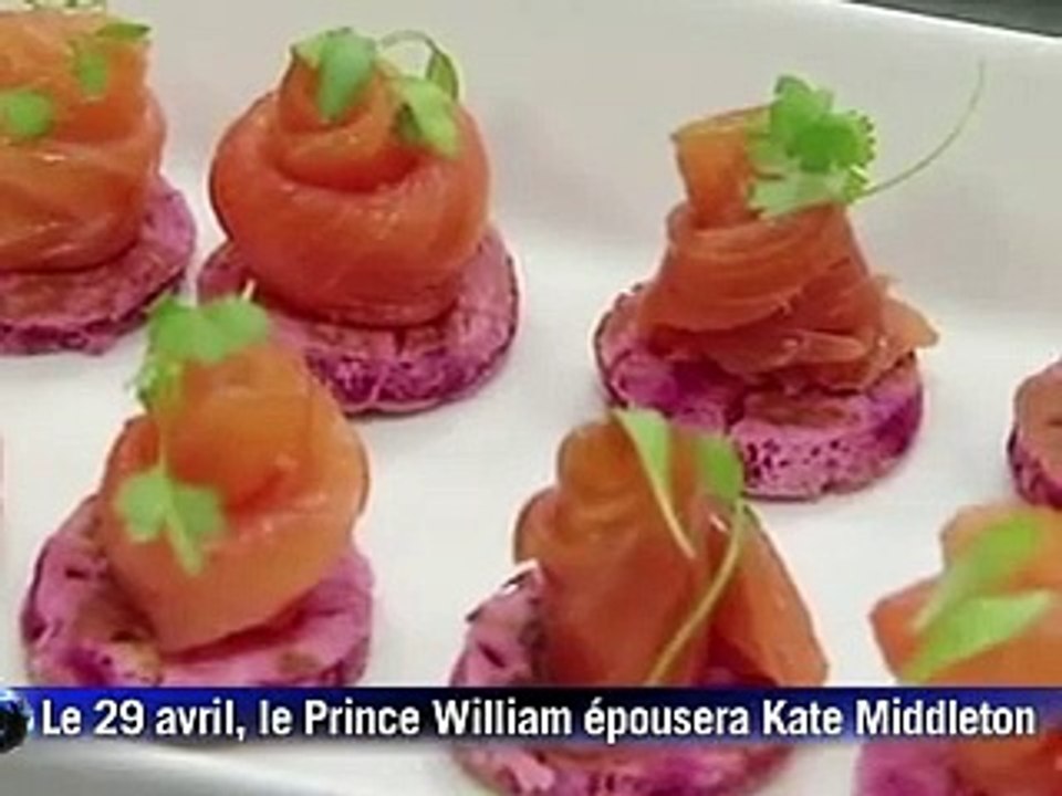Kate et William: un repas de noces "So British"