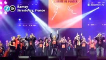 Strasbourg : concert de feu en hommage à Charlie!