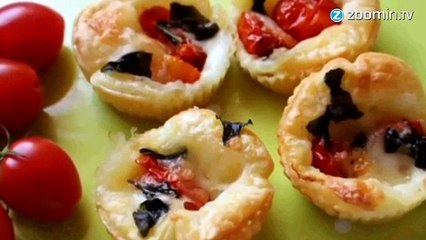 Recette originale : mes bouchées 'caprese'