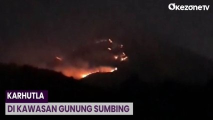 Hutan di Kawasan Gunung Sumbing Terbakar, Penyebab Masih Misterius