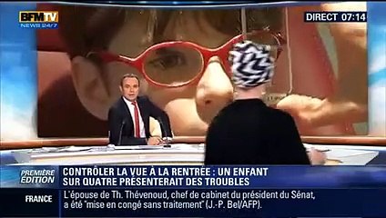 Quand la maquilleuse intervient en plein direct sur le plateau de BFM TV