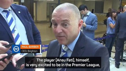 Europa League a factor in Fati signing, says Brighton CEO