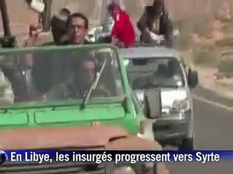 Libye: l'avancée des rebelles vers Syrte stoppée, nouveaux raids aériens
