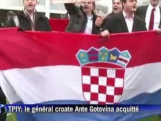 Libérés par le TPIY, les "héros" croates Gotovina et Markac acclamés à Zagreb