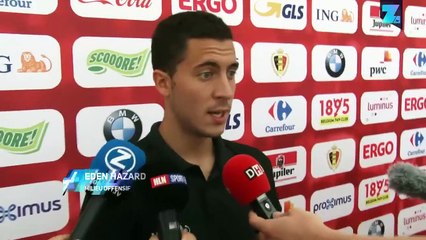 Belgique - Suède : Hazard est admiratif de Zlatan