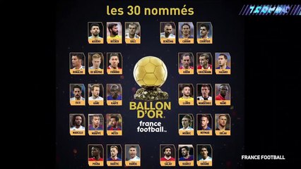Les 8 favoris pour le Ballon d'or
