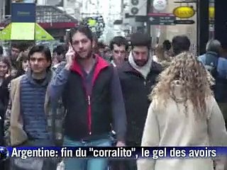 L'Argentine sonne la fin du "corralito" mais des plaies restent ouvertes