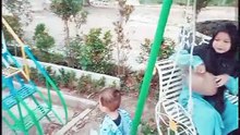 playing in an alaska park