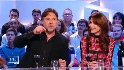 Russell Crowe réaffirme qu'il est fan de Zaz sur le plateau du Grand Journal