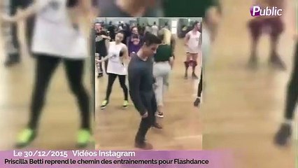 Exclu vidéo : Priscilla Betti : Retour à l’entrainement de Flash Dance