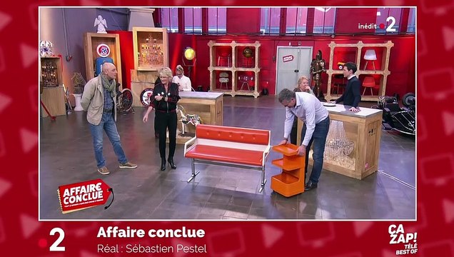 Le fou rire de Sophie Davant dans Affaire Conclue