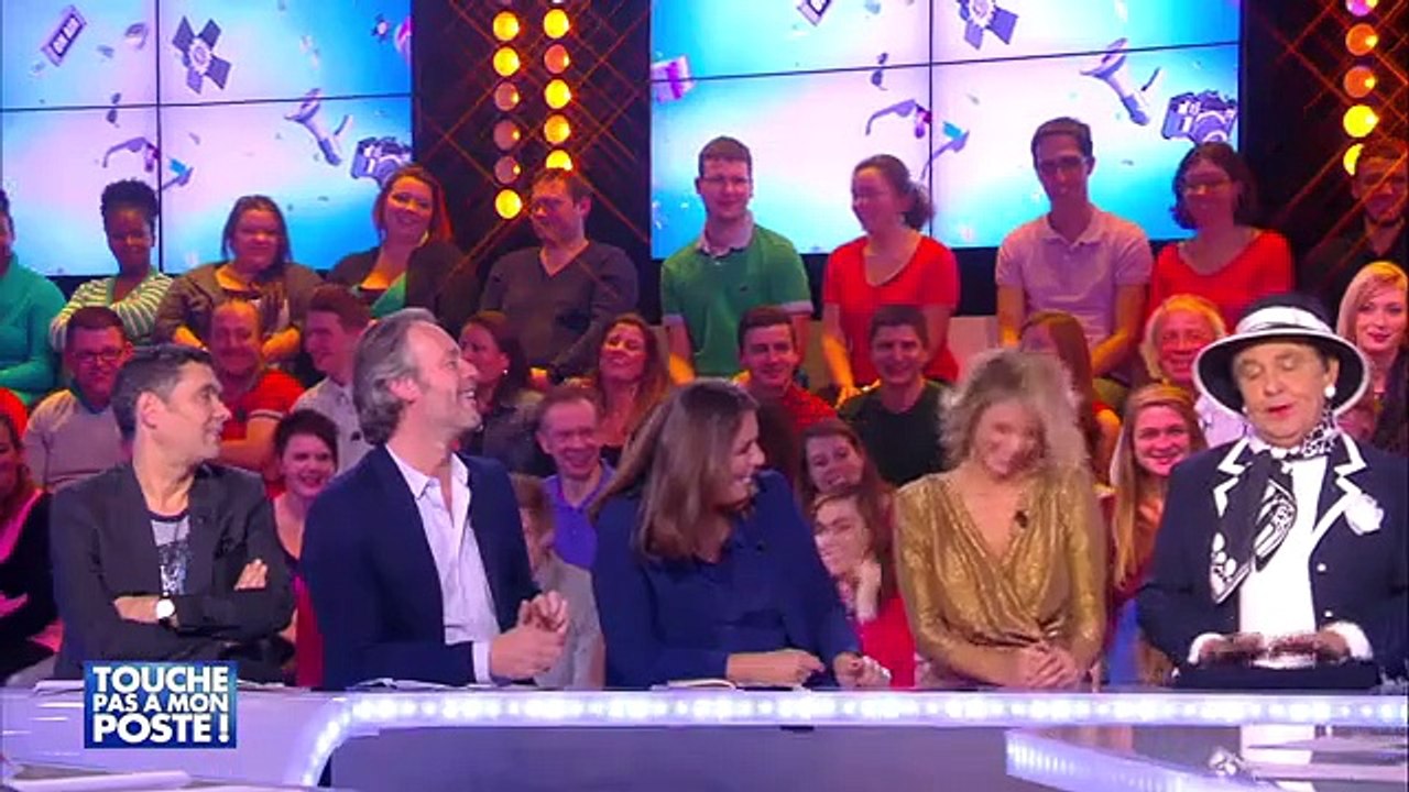 Jean-Pierre Foucault parodie Geneviève de Fontenay dans Touche pas à mon poste