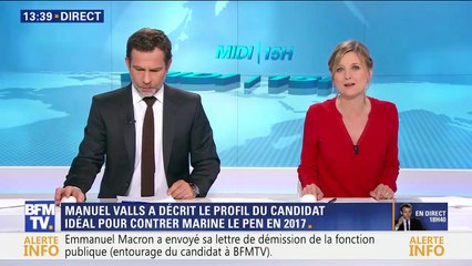 Manuel Valls pris d'un fou rire lors d'une interview à Berlin