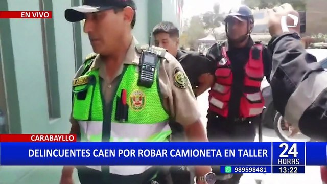 Capturan a peligrosos delincuentes que robaron camioneta de taller