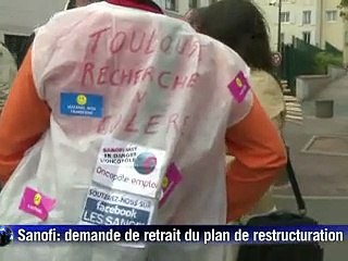 Sanofi: un millier de salariés dans les rues de Paris