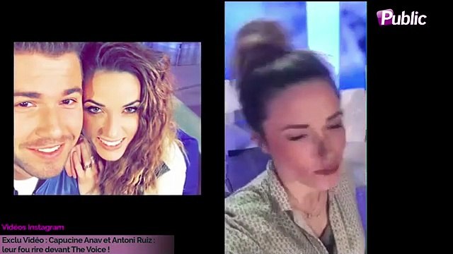 Exclu Vidéo : Capucine Anav et Antoni Ruiz : leur fou rire devant The Voice !